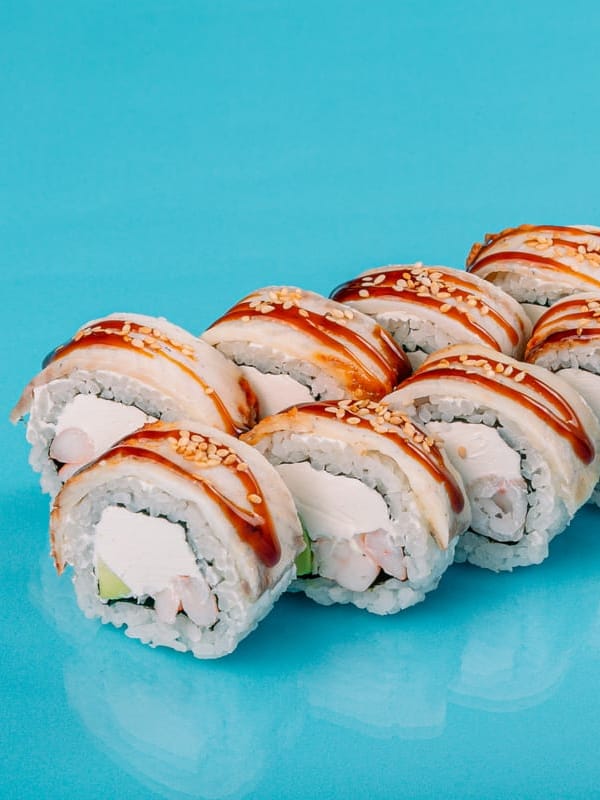 Королевский дракон с креветками